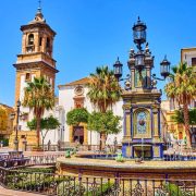 Main Square In Algeciras, South Of Spain