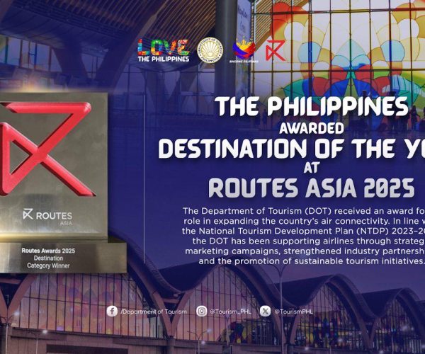 The Philippines hailed Routes Asia 2025 Destination of the Year