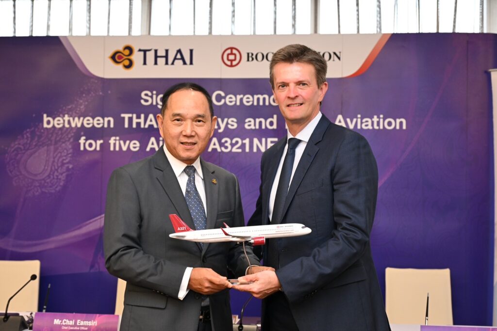 Thai Airways signs lease agreement with BOC Aviation